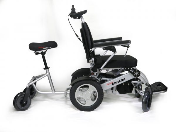 folding wheelchair navigator with Trailer